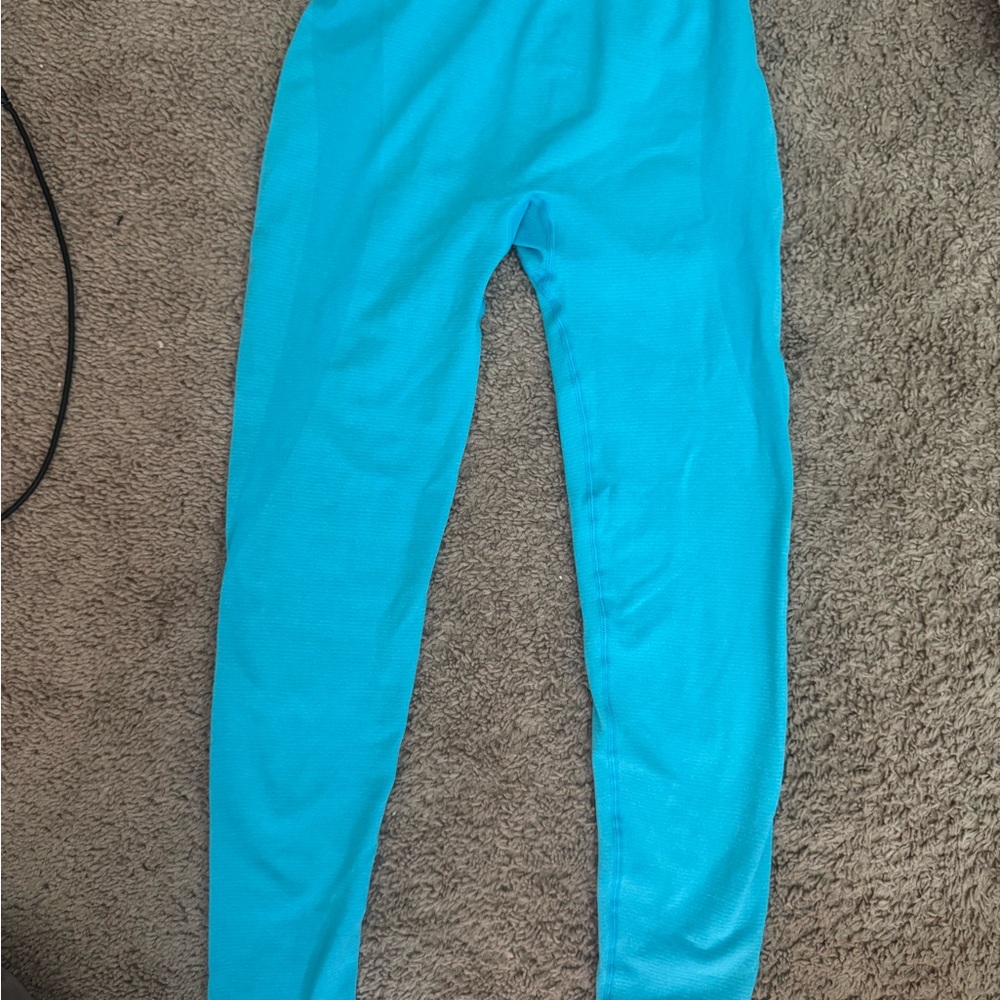 Blue athletic Leggings